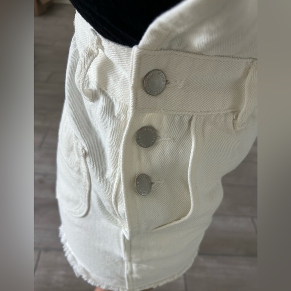 Pink Lily XS White Denim Overalls - Picture 4 of 4